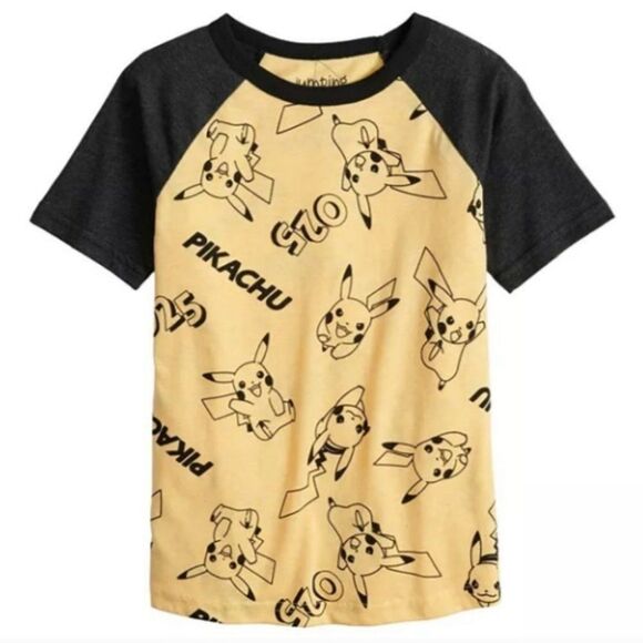 Jumping Beans Pokémon Pikachu Raglan Tee - Picture 1 of 1